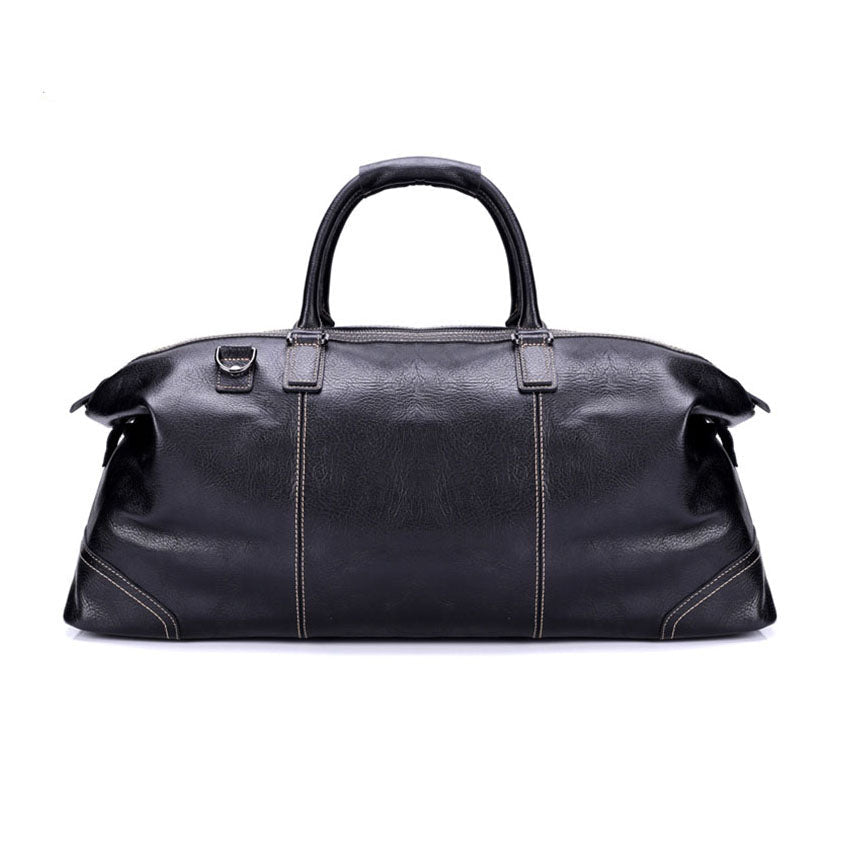 Men Soft Oil Waxed Real Leather Travel Bag | Neouo