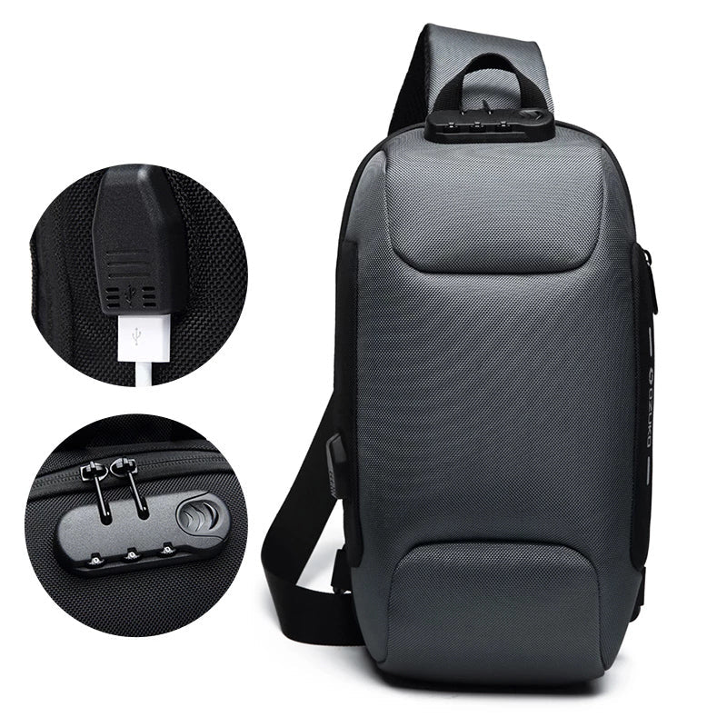 Waterproof Single Strap Backpack with Lock | Neouo