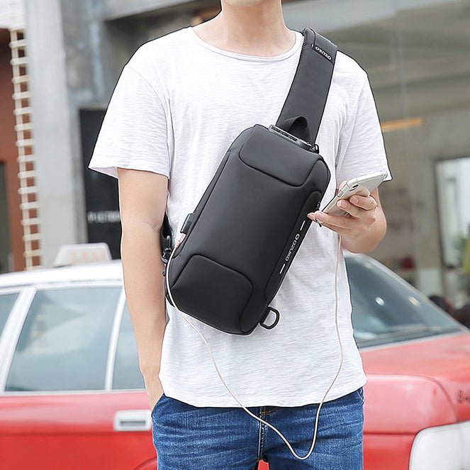 Waterproof Single Strap Backpack with Lock | Neouo